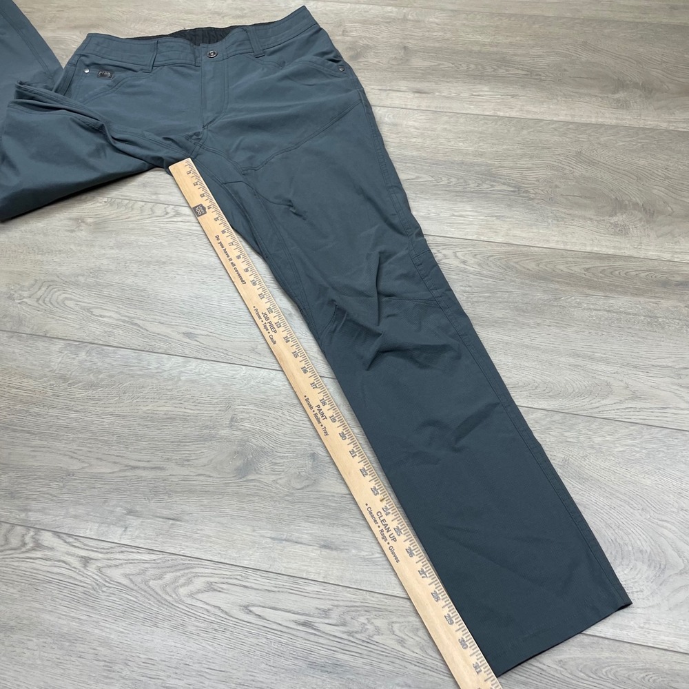KUHL Renegade Pants Mens 32x32 Gray Outdoor Hiking Ripstop Cargo Pockets - Picture 4 of 10